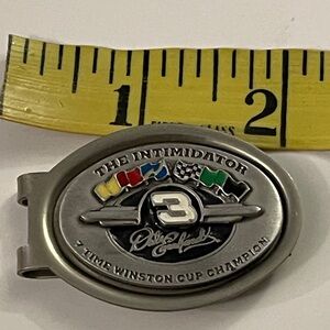 Vintage Dale Earnhardt "The Intimidator" 7- Time Champion Pewter Money Clip